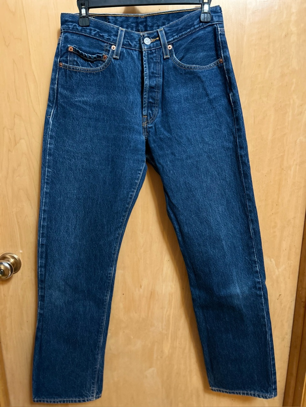 Levi's 501 Button Fly Blue Jeans